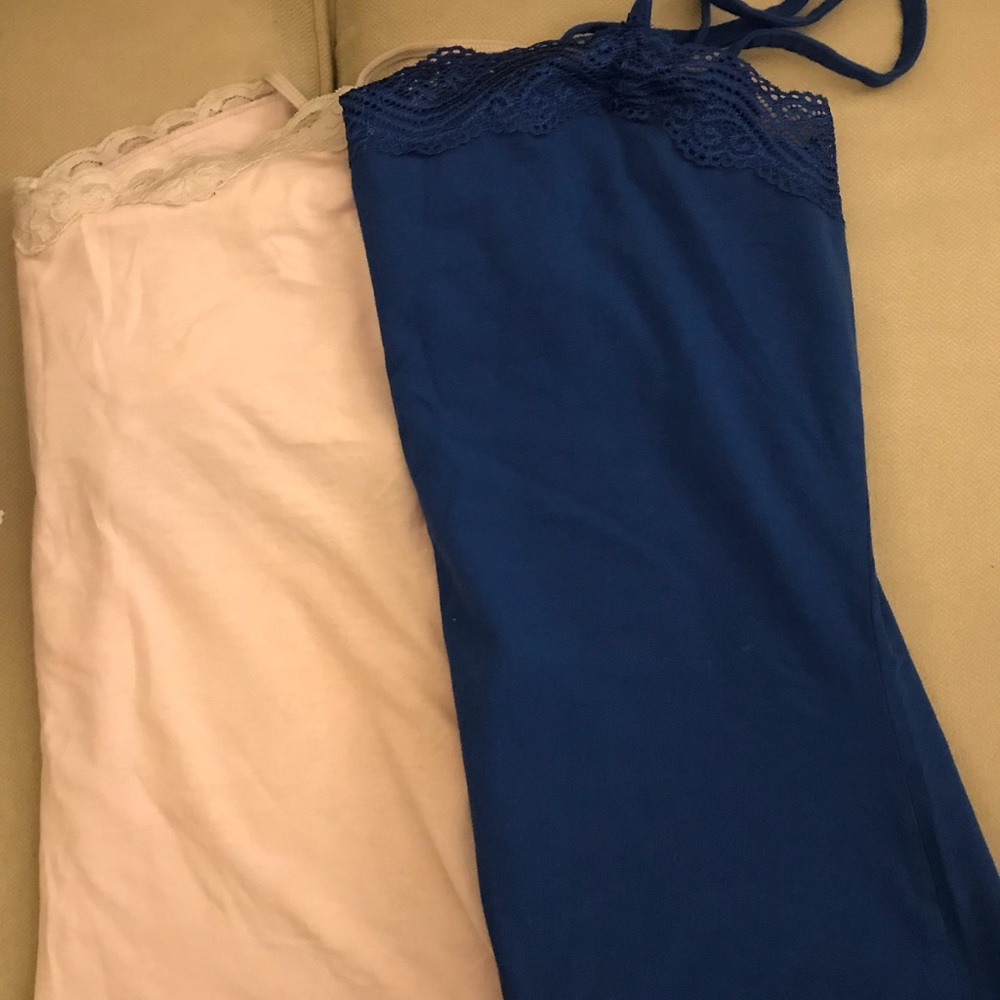 Two-for-one lace camisoles